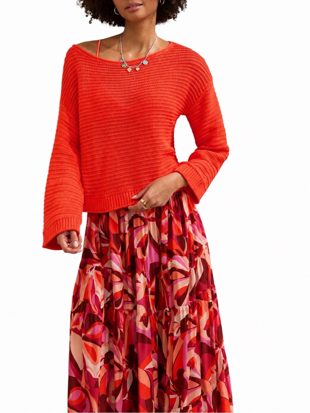 Aerie ($65) Sunkissed Textured Off-The-Shoulder Sweater - PTP 25
